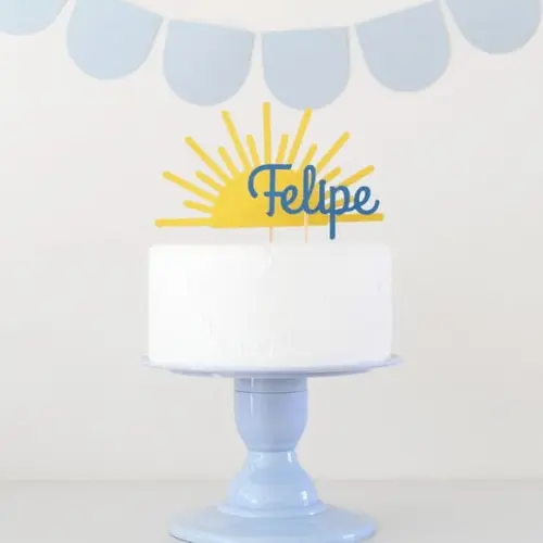 Topo de Bolo - Sol