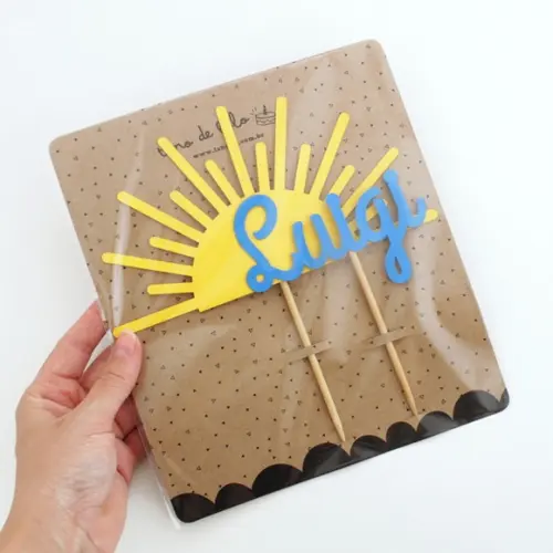 Topo de Bolo - Sol