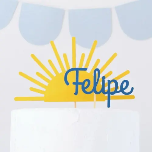 Topo de Bolo - Sol