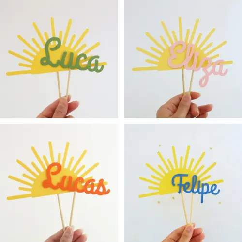 Topo de Bolo - Sol