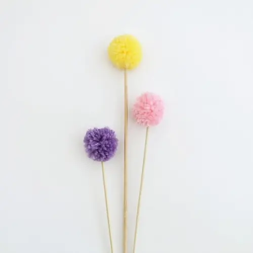 Topo de Bolo Trio Pompons