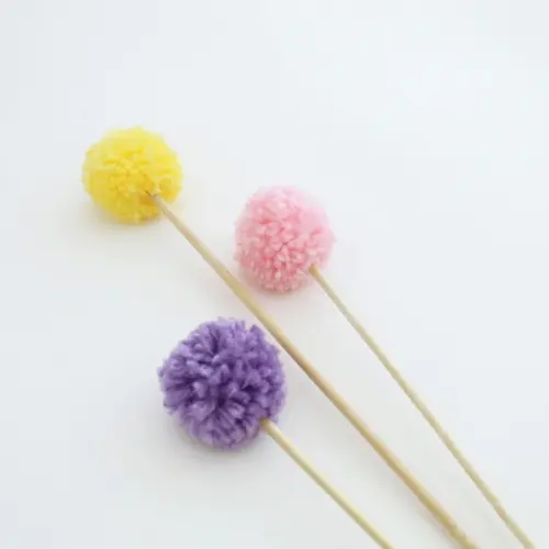 Topo de Bolo Trio Pompons