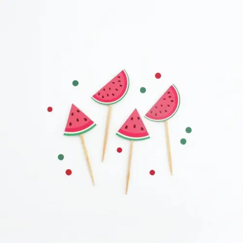 Topper para Doces - Festa Melancia (12 Un)