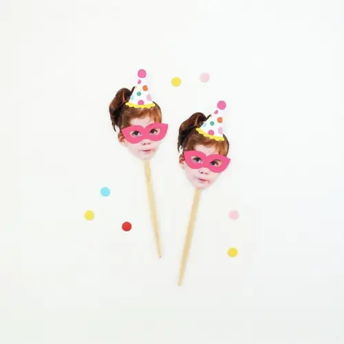 Topper Rostinho Carnaval (12 Un)