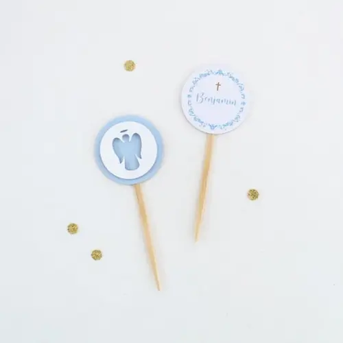 Toppers Batizado - Anjo Azul
