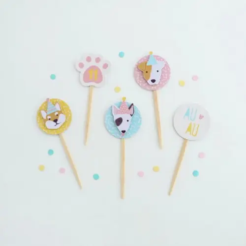 Toppers Cachorrinhos (12un)
