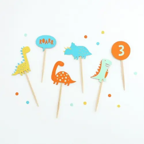 Toppers Festa Dinossauros (12un)
