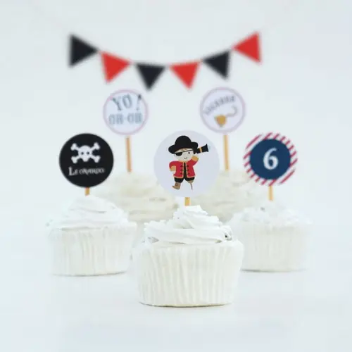 Toppers Festa Piratas (12 Un)