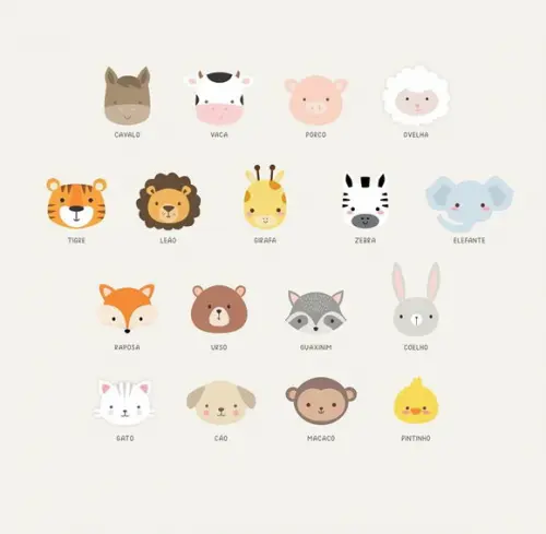 Varal Decorativo - Animais
