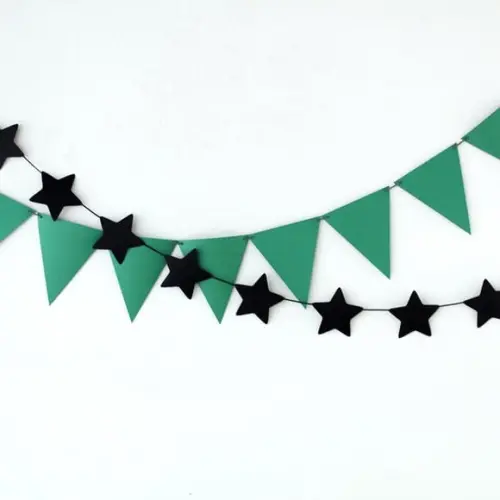Varal Duplo: Triângulos + Estrelas