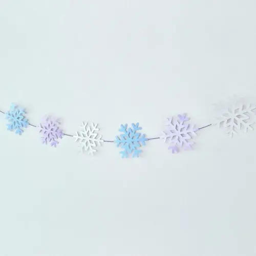 Varal Floco de Neve Festa Frozen