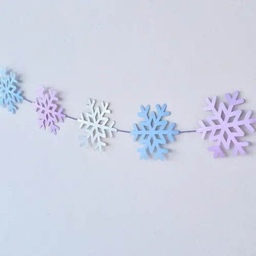 Varal Floco de Neve Festa Frozen