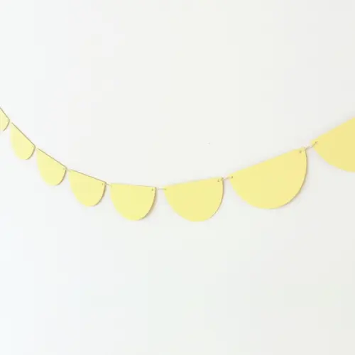 Varal Meia Lua - Amarelo Claro