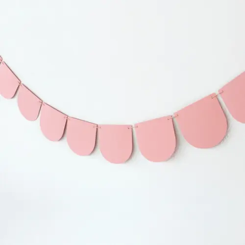 Varal Meia Lua Rosa Salmon