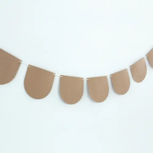 Varal Meia Lua Papel Kraft