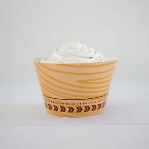Wrapper Cupcake - Festa Bosque Tribal (12 Un.)
