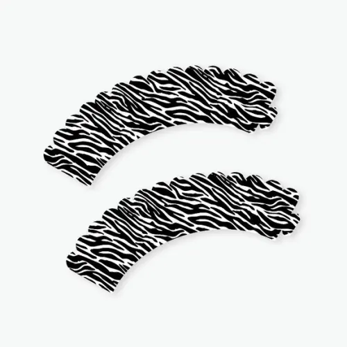 Wrapper Cupcake - Animal Print - Zebra (12un)