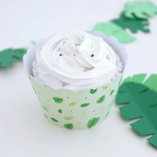 Wrapper Cupcake - Folhagens - Festa Safari (12un)