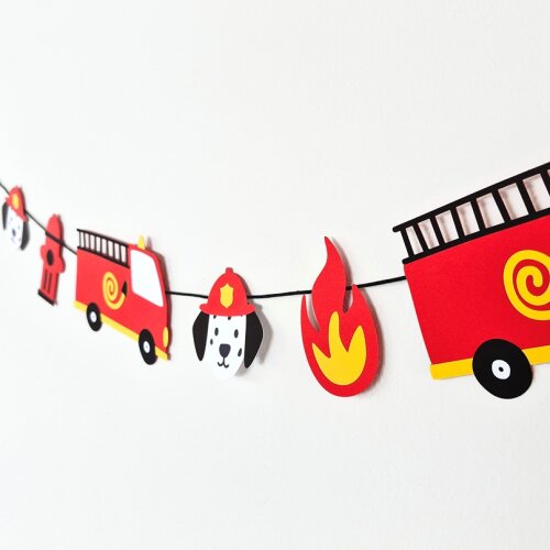 Kit Festa tema Bombeiros para Decorar