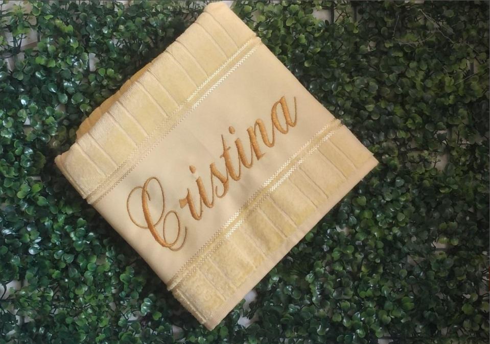 Toalha de banho personalizada