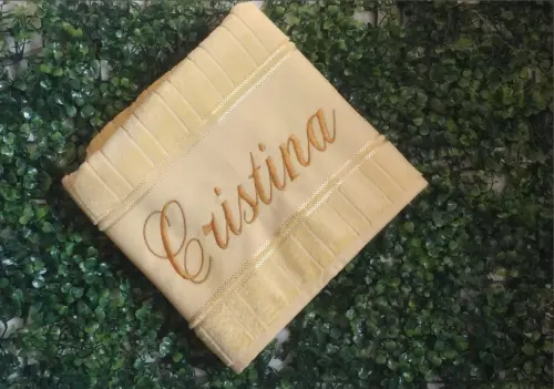 Toalha de banho personalizada