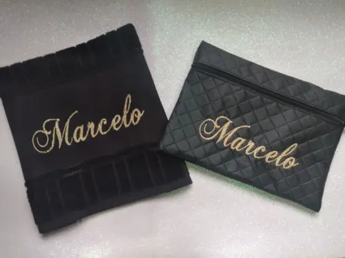 Kit Toalha e Necessaire Masculino