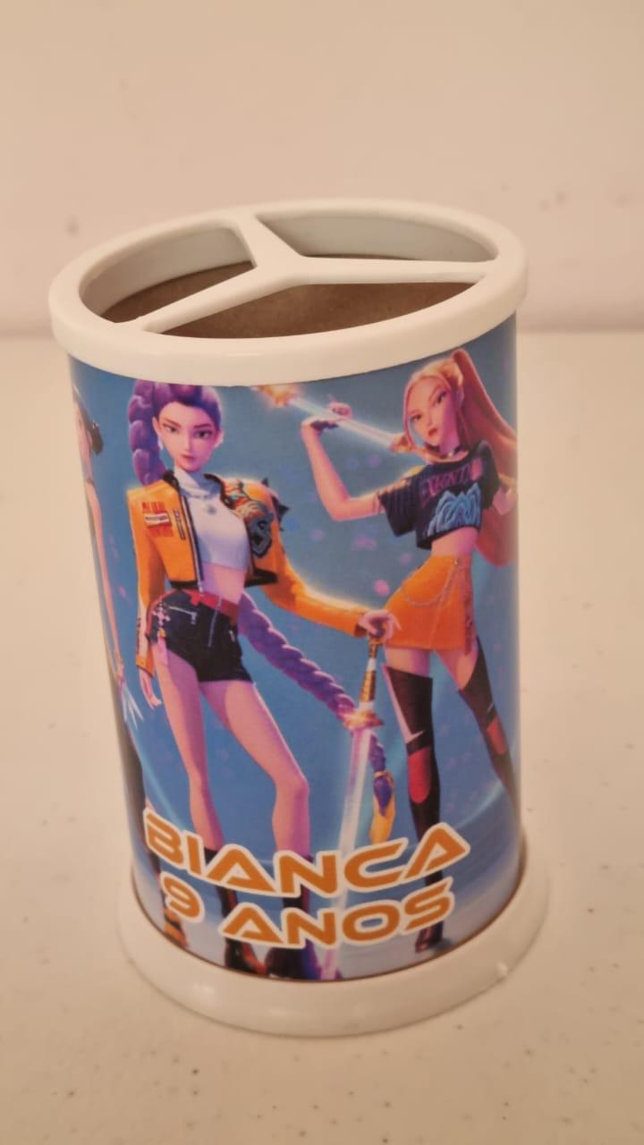 Porta-lápis Personalizado Guerreiras do Kpop