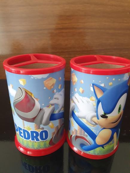 Porta-lápis Sonic