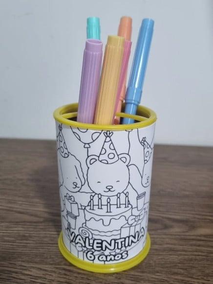 Kit Bobbie Goods- Porta-lápis com 6 Canetinhas