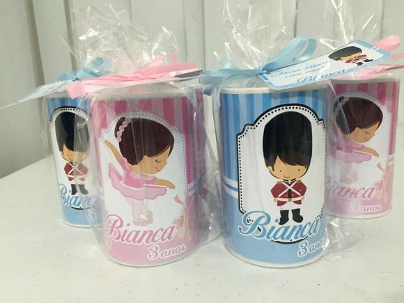 Cofrinho Personalizado Bailarina Soldadinho de Chumbo