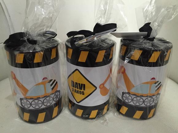 Cofrinho Personalizado Construção