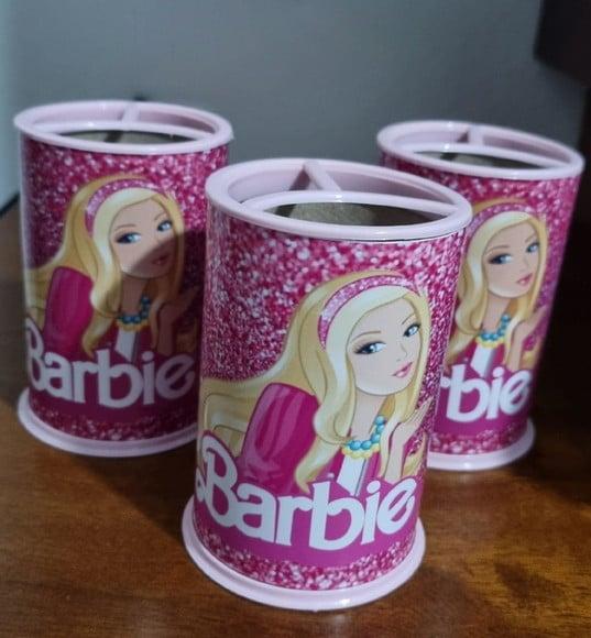 Porta-lápis Barbie