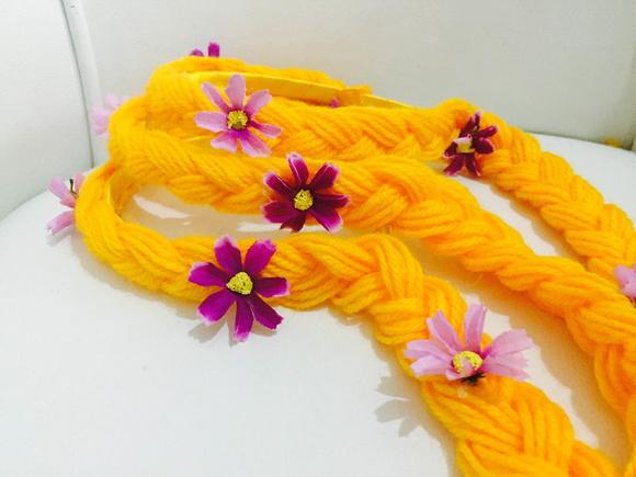 Trança da Rapunzel (enrolados) 50cm