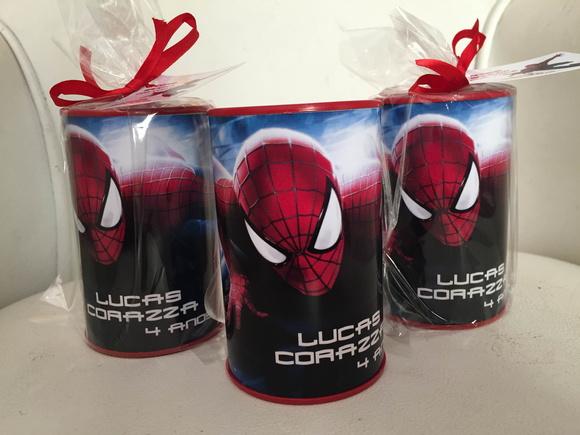 Cofrinho Personalizado Homem Aranha