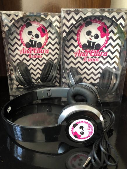 Fone Personalizado Panda