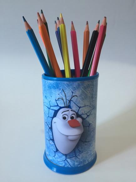 Porta-lápis Personalizado - Olaf