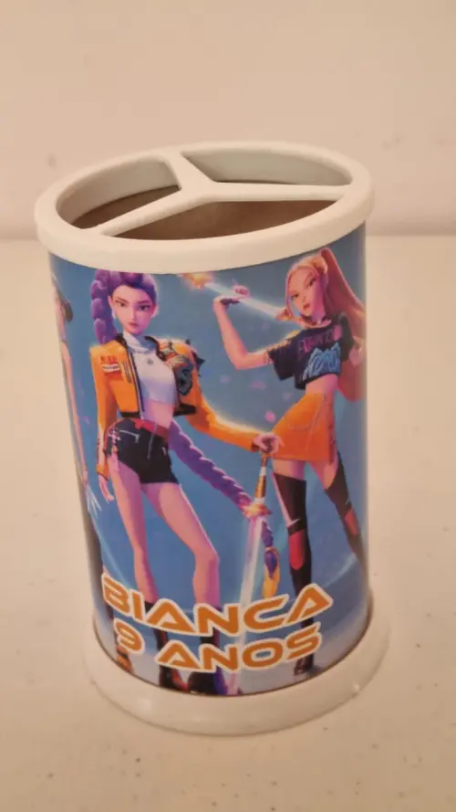Porta-lápis Personalizado Guerreiras do Kpop