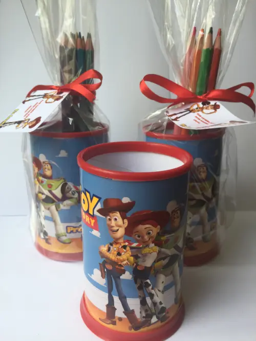 Kit Toy Story- Porta-lápis com 12 lápis de cor