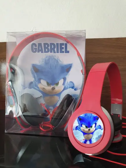 Fone Personalizado Sonic
