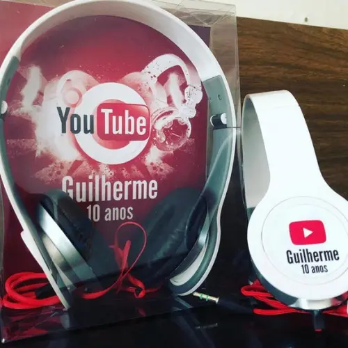Fone Personalizado Youtube