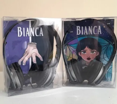 Fone Personalizado Wandinha