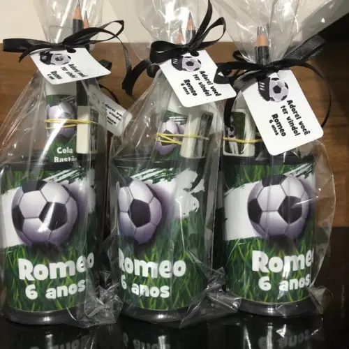 Kit Escolar - Porta-lápis Futebol