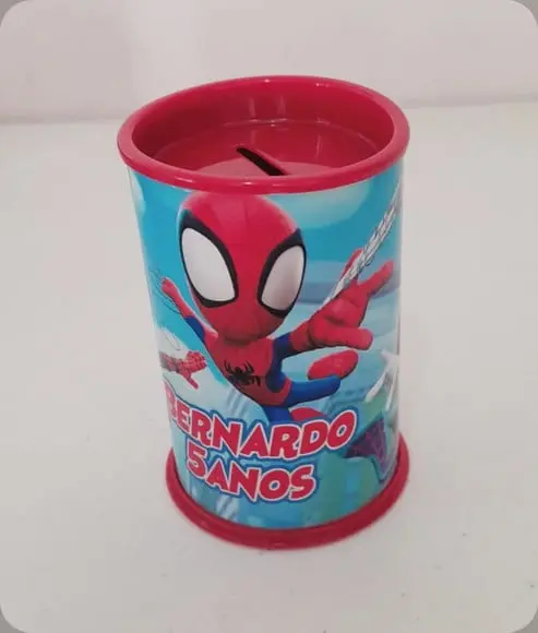 Cofrinho Personalizado Spidey e Seus Amigos Espetaculares