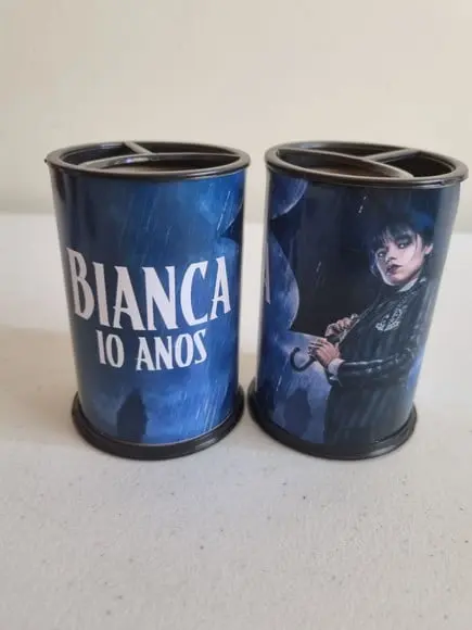 Porta-lápis Wandinha