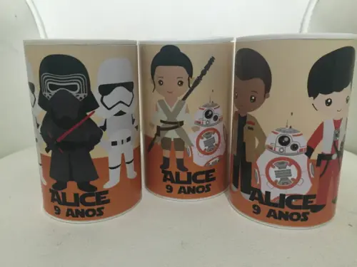 Cofrinho Personalizado Star Wars Despertar da Força