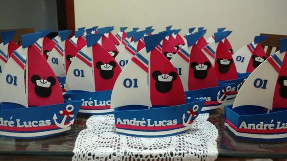 Barquinho Mickey Marinheiro