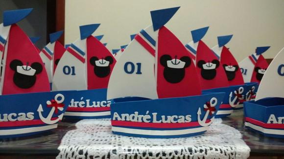 Barquinho Mickey Marinheiro