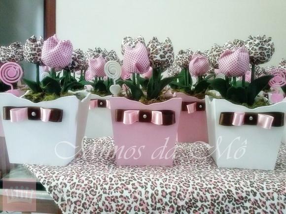 Cachepos de Tulipas Oncinha