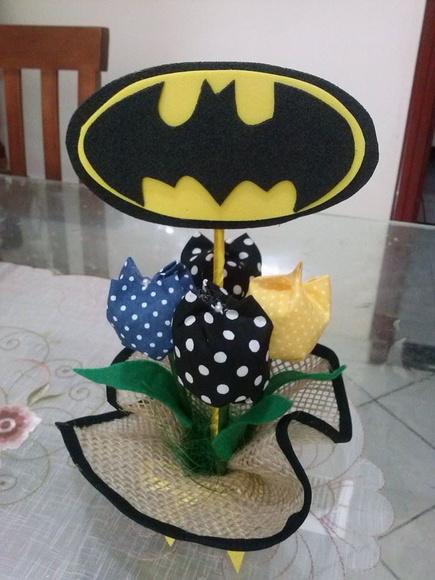 Centro de mesa Batman