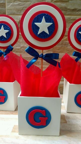 Centro de Mesa Capitão America